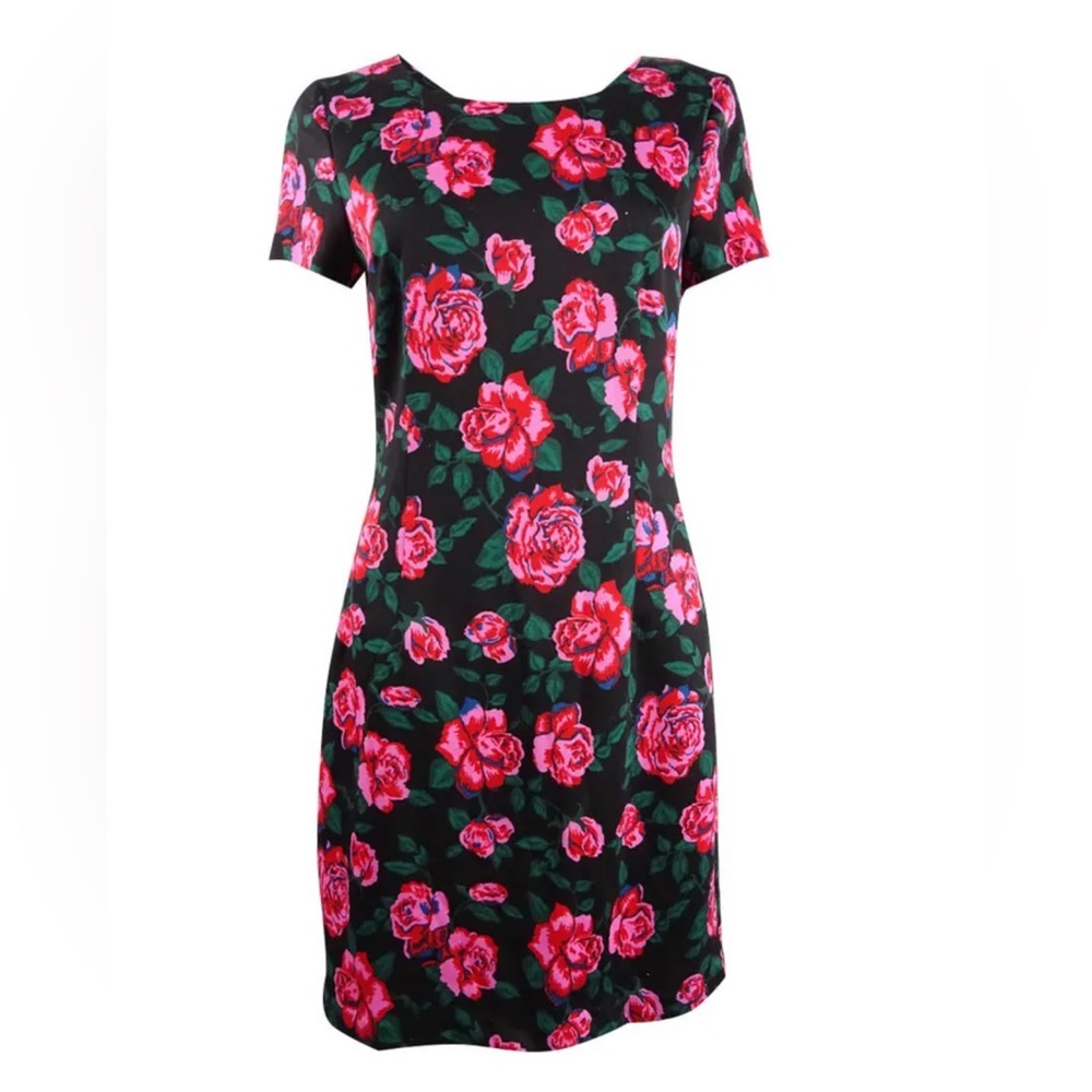 Betsey Johnson floral mini dress in color Full Bloom.